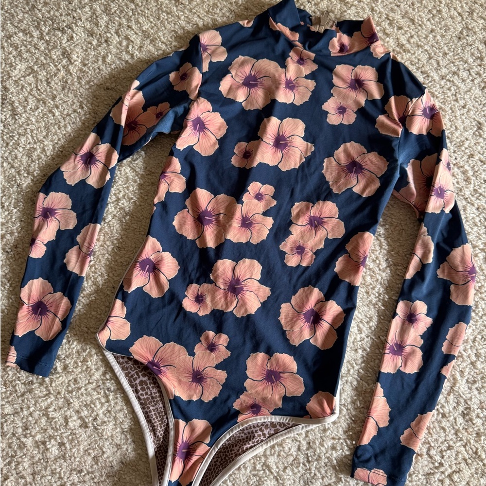 ⚠️SOLD⚠️Acacia Floral Long Sleeve Swimsuit